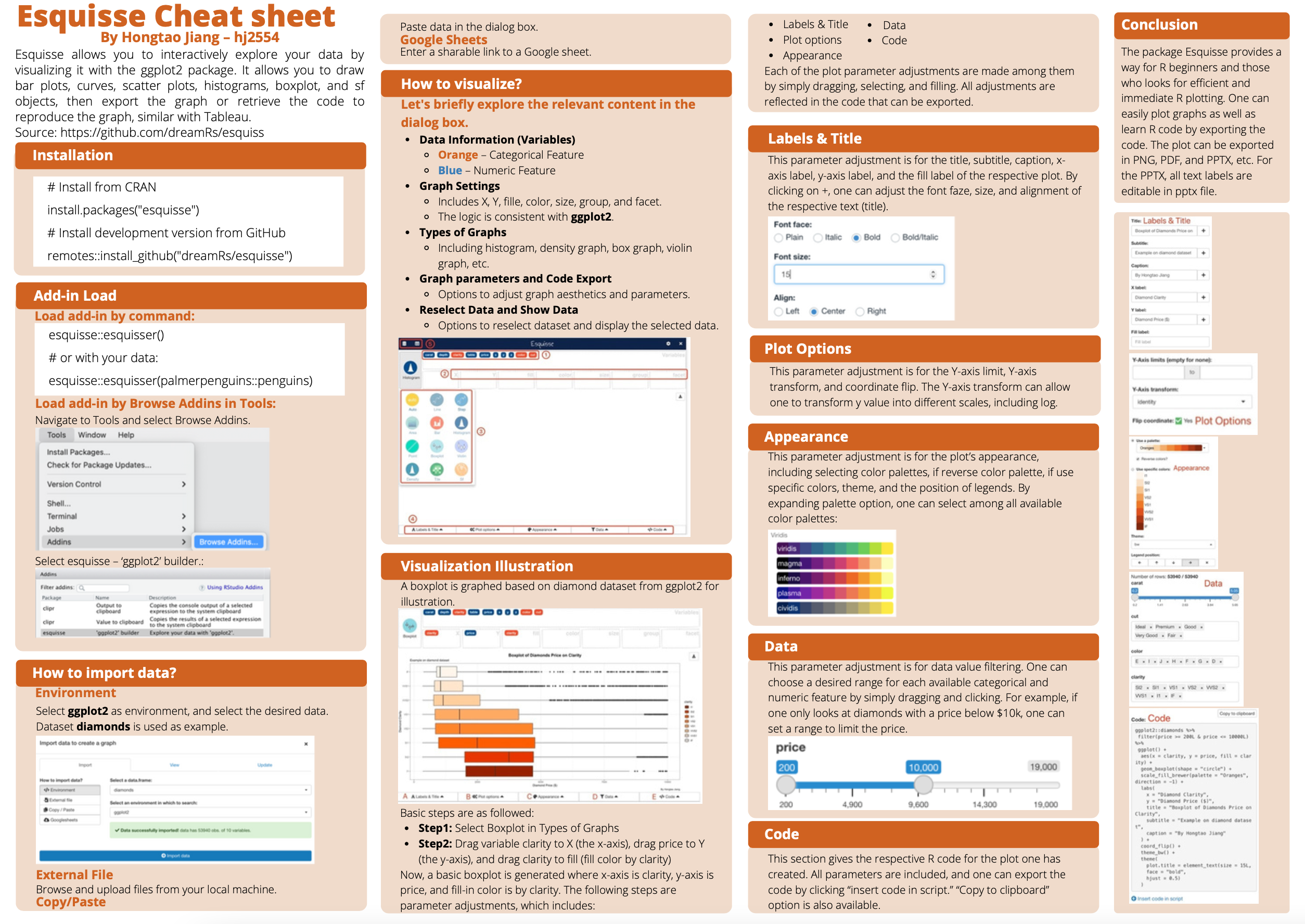 Explore and Visualize Your Data Interactively • esquisse